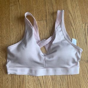 NIKE dri-fit light pink sports bra